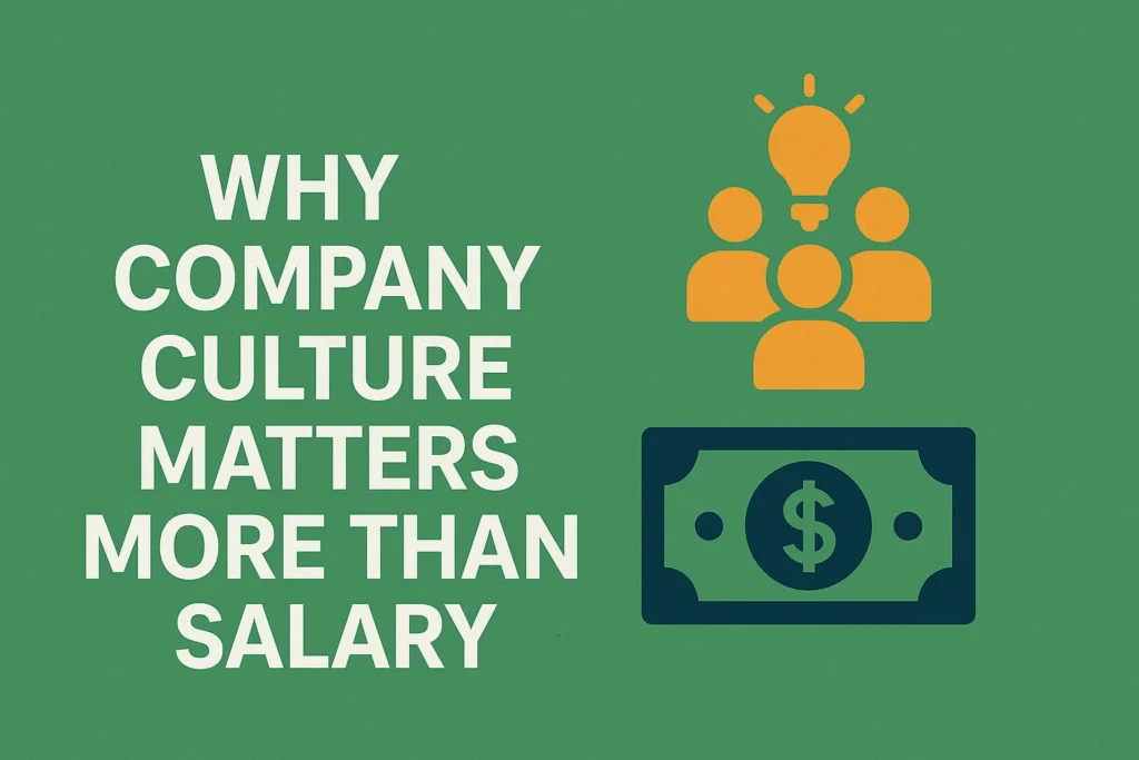 Why Company Culture Matters More Than Salary